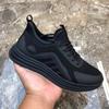 Shoes men's new spring and autumn breathable non-slip black lace-up soft-soled sports shoes casual trend versatile men's shoes