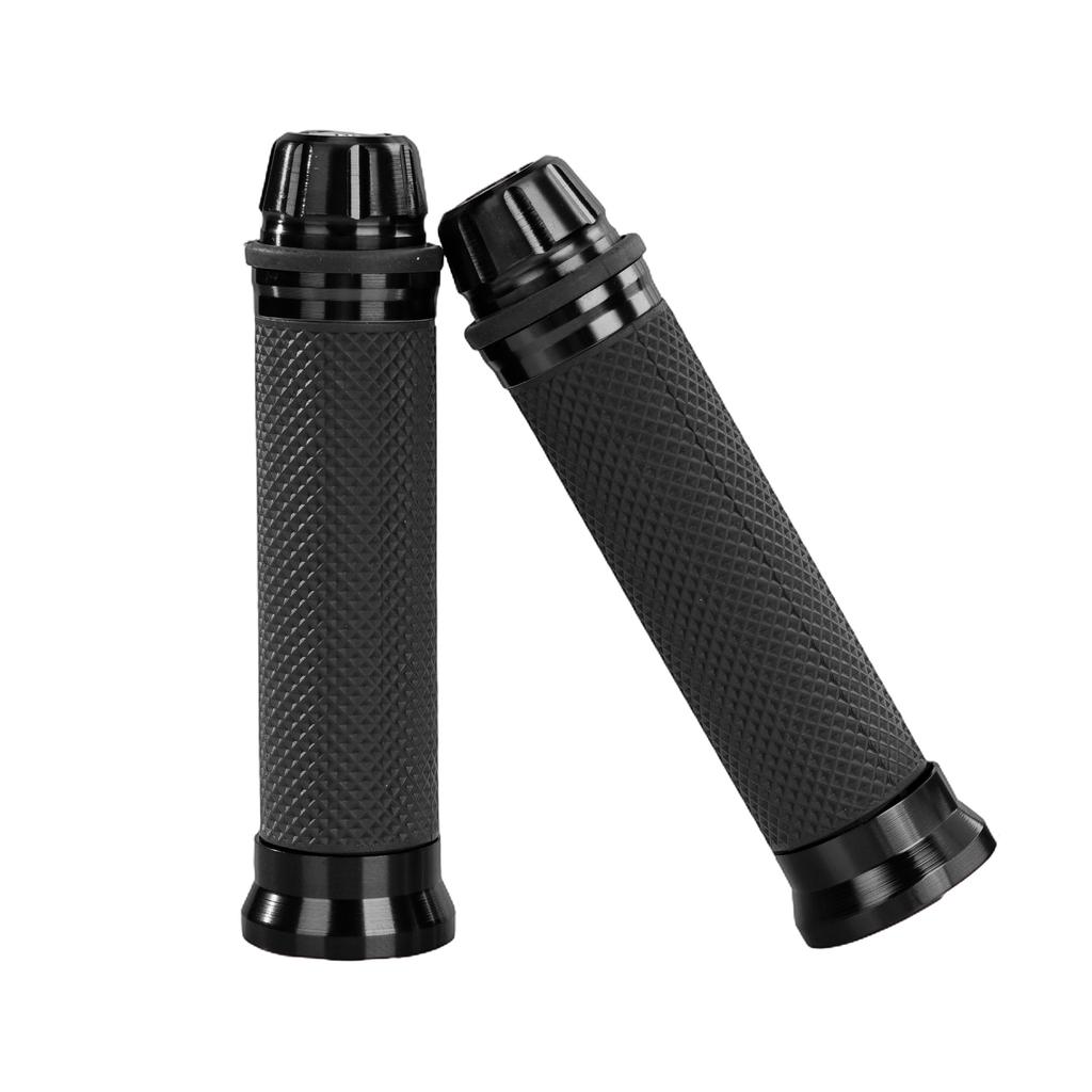 Motorcycle Handlebar Grips Cylindrical Rubber Double-Color Aluminum End Caps Arrow Personalized Modification Accessories