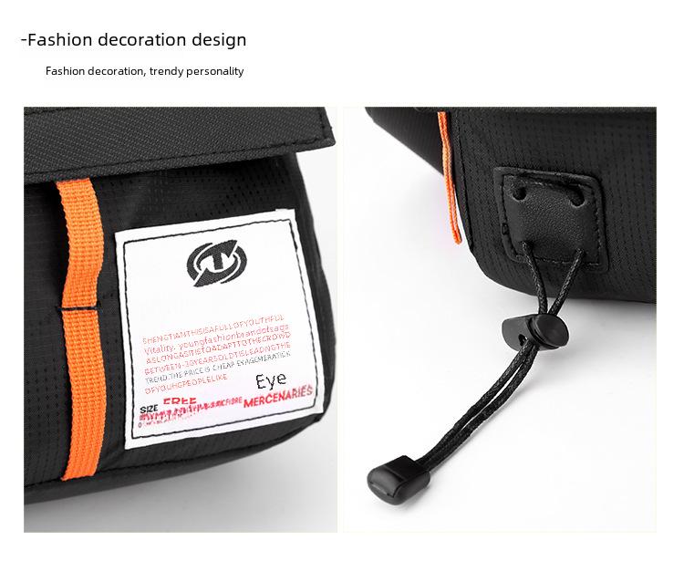 Zaino mini messenger da uomo alla moda - Borsa a tracolla casual versatile e leggera