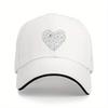 Clover Heart Baseball Cap Polyester Casual Adjustable Sun Protection Unisex Adult Baseball Hat