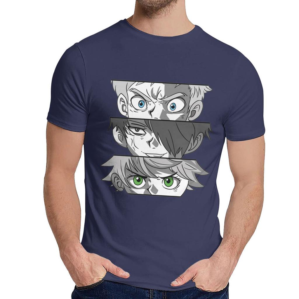 Für Mann T-Shirt Yakusoku No Neverland The Promised Neverland Weiches Sommer Rundhals Vintage T-Shirt