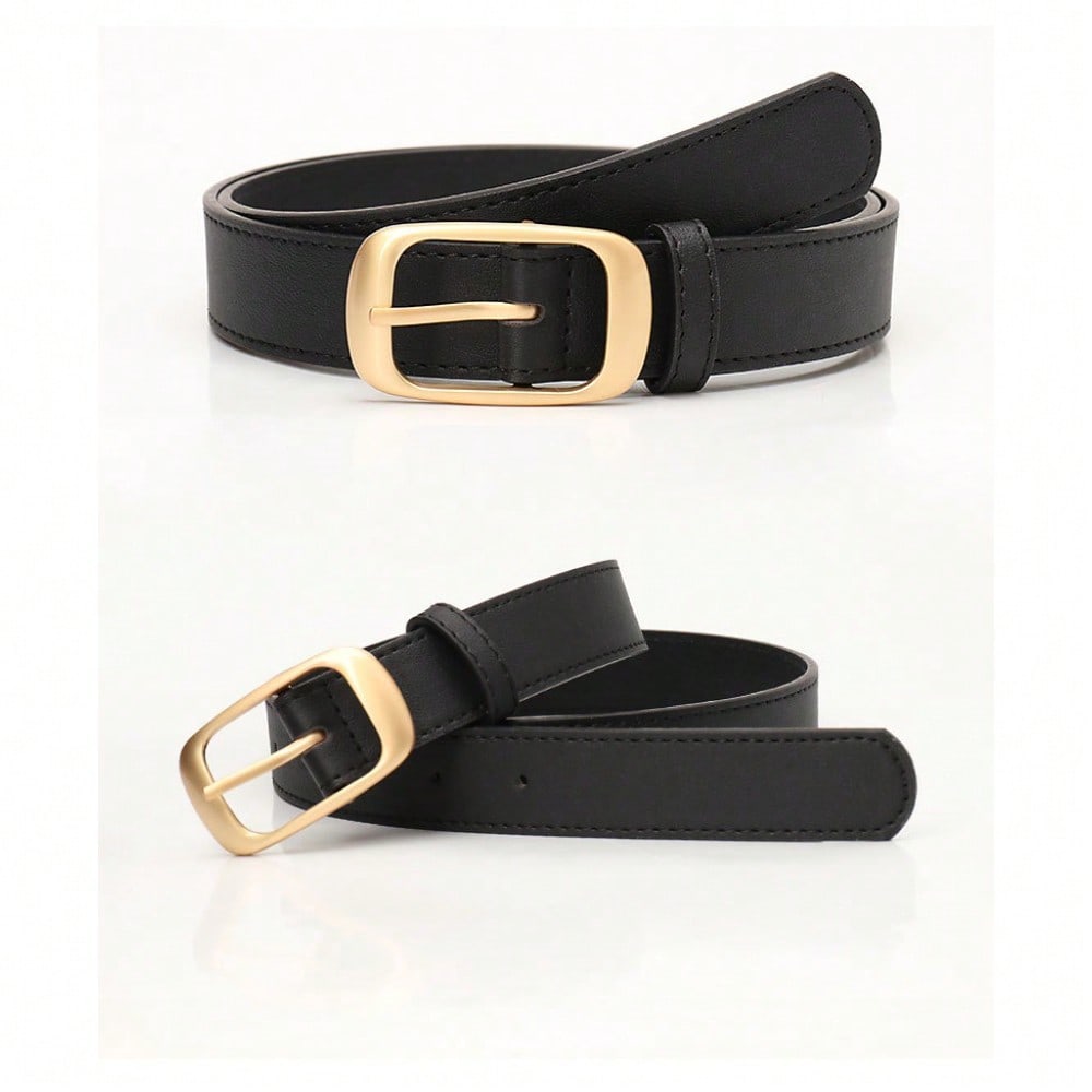 Fashion Versatile Women's Belt Simple Style Premium Sense Pin Buckle Belt Women's Decorative Jeans Belt