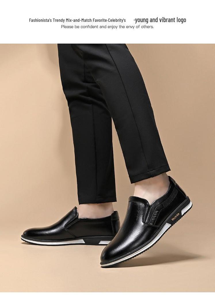 Herren Überquerung Atmungsaktive Weiche Leder Freizeitschuhe Business Schuhe, Größe 46-47