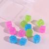 12pcs/set Polyhedral Gonggi Jack Stones Pebbles Set Double-Colors Playing Stones Toy  Play Home