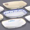 Melamine Rectangular Dinner Plate for Hot Pot, BBQ, and Cold Dishes - Porcelain-Look Restaurant Plate.