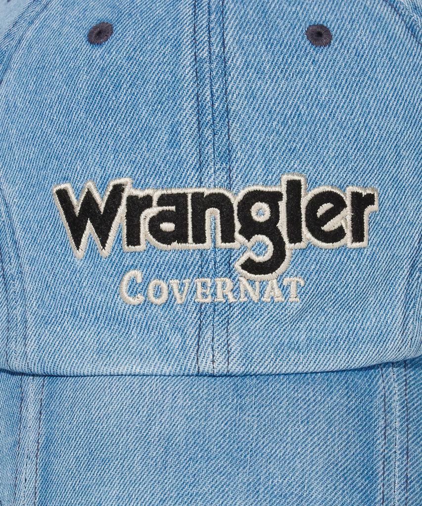 COVERNAT [Covernat X Wrangler] Logo Denim Washed Ball Cap Sky Blue
