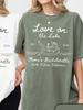 Love On the Lake Bachelorette Comfort Shirt Custom Camp Bach Party Hiking Bride TShirt Cotton Y2K Top Daily Trendy Streetwear