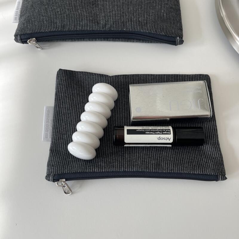 Полосатый кошелек (4 цвета) 1. Black