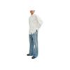 Coach Solid Color Single-Breasted Tailcoat Long Sleeve Shirt Men Shirts Ivory CX662-VT5