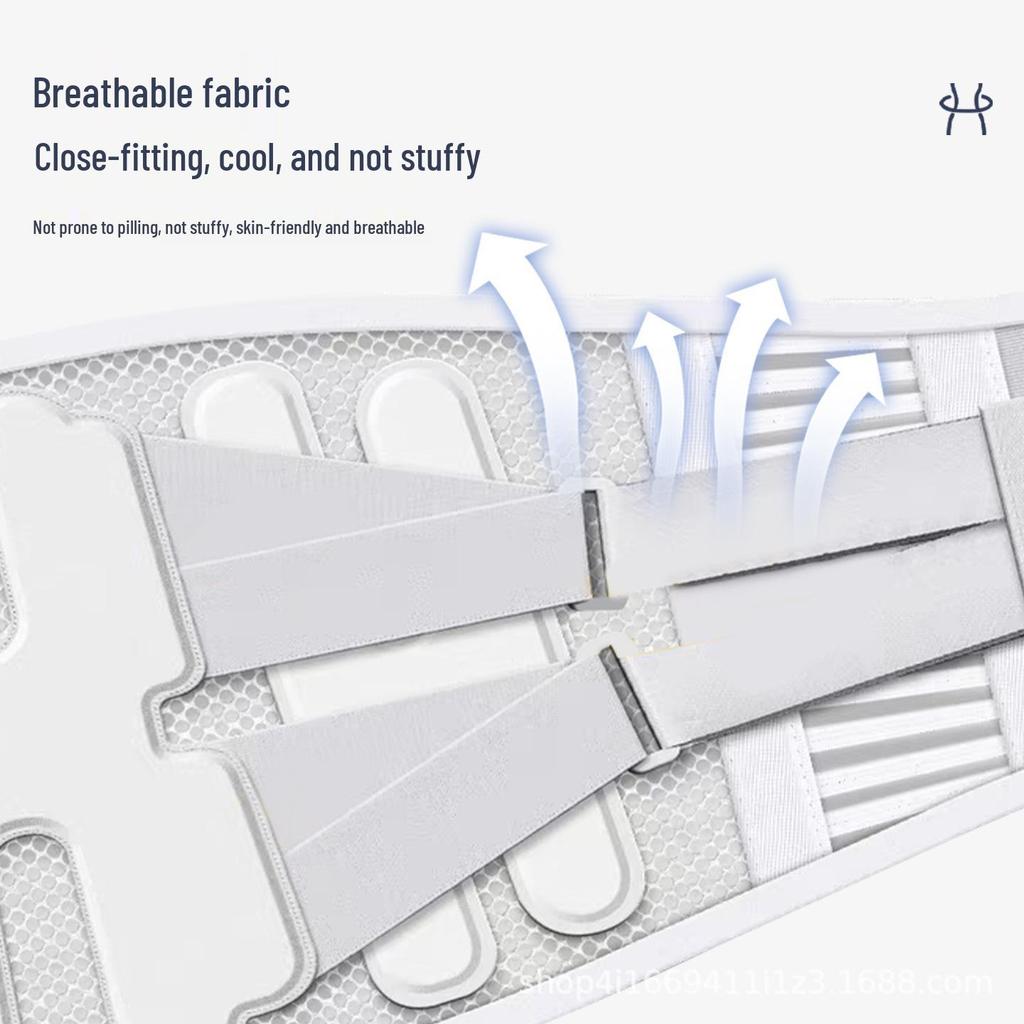 Thin Summer Lumbar Support Belt with 6-Curve Steel Plate Bionic Support System