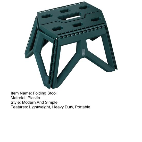 Portable Folding Stool Lightweight Heavy Duty Plastic Multi-function Outdoor Camping Backpacking Beach Picnic Fishing Collapsible Chair Seat