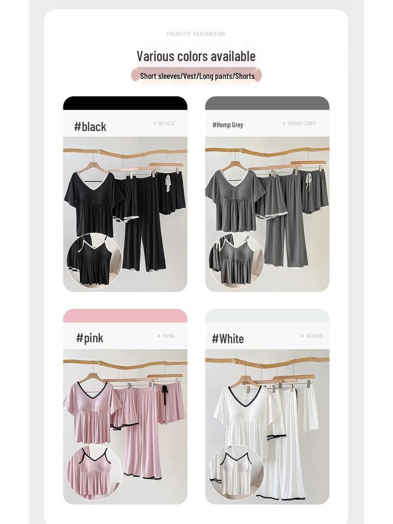 Women's DIY Mix & Match Pajama Set: 2 or 3-Piece Summer Loungewear