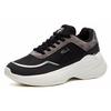 FILA Faux Leather Fabric Comfortable Versatile Shock Absorbing Wear Resistant Low Top Casual Shoes Women sneaker Black Gray F12W114208FBQ