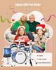 VEVOR Kids Drum Set, 5-Piece 14 in / 355.6 mm Junior Drum Sets, Beginner Drums Set with Adjustable Throne and Two Pairs of Drumsticks