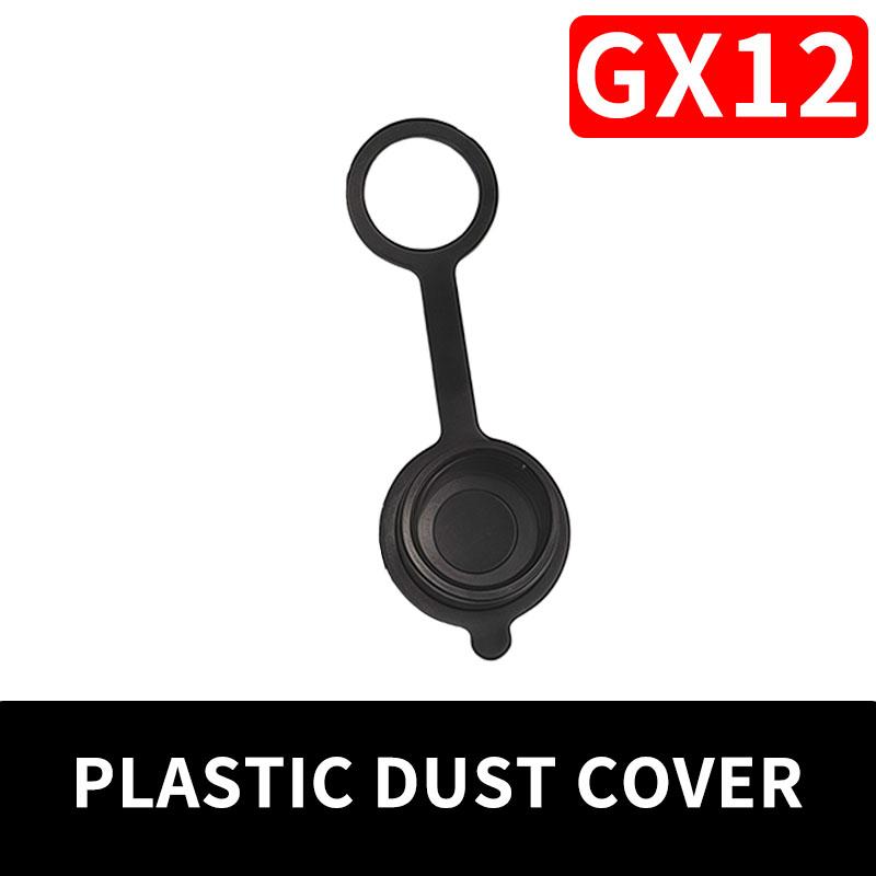 

10Pcs GX12 GX16 GX20 Aviation Plug Socket Dust Cover Waterproof Cover Metal Plastic Threaded Protective Cover 10 PCS