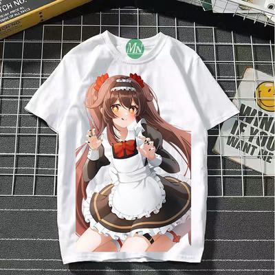 Genshin Impact cosplay gra manga T-shirt koszulka podkoszulek podkoszulek poliester