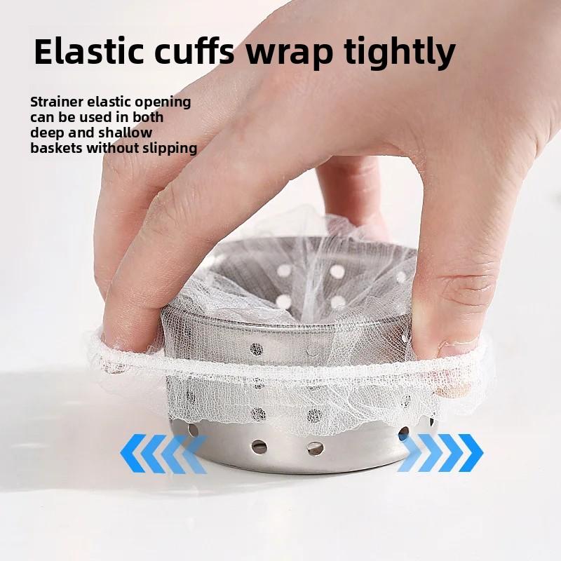 Disposable Kitchen Sink Strainer Drain Filter Net Food Waste Disposal Bag One-time Use Drainage Filter for Kitchen Sink