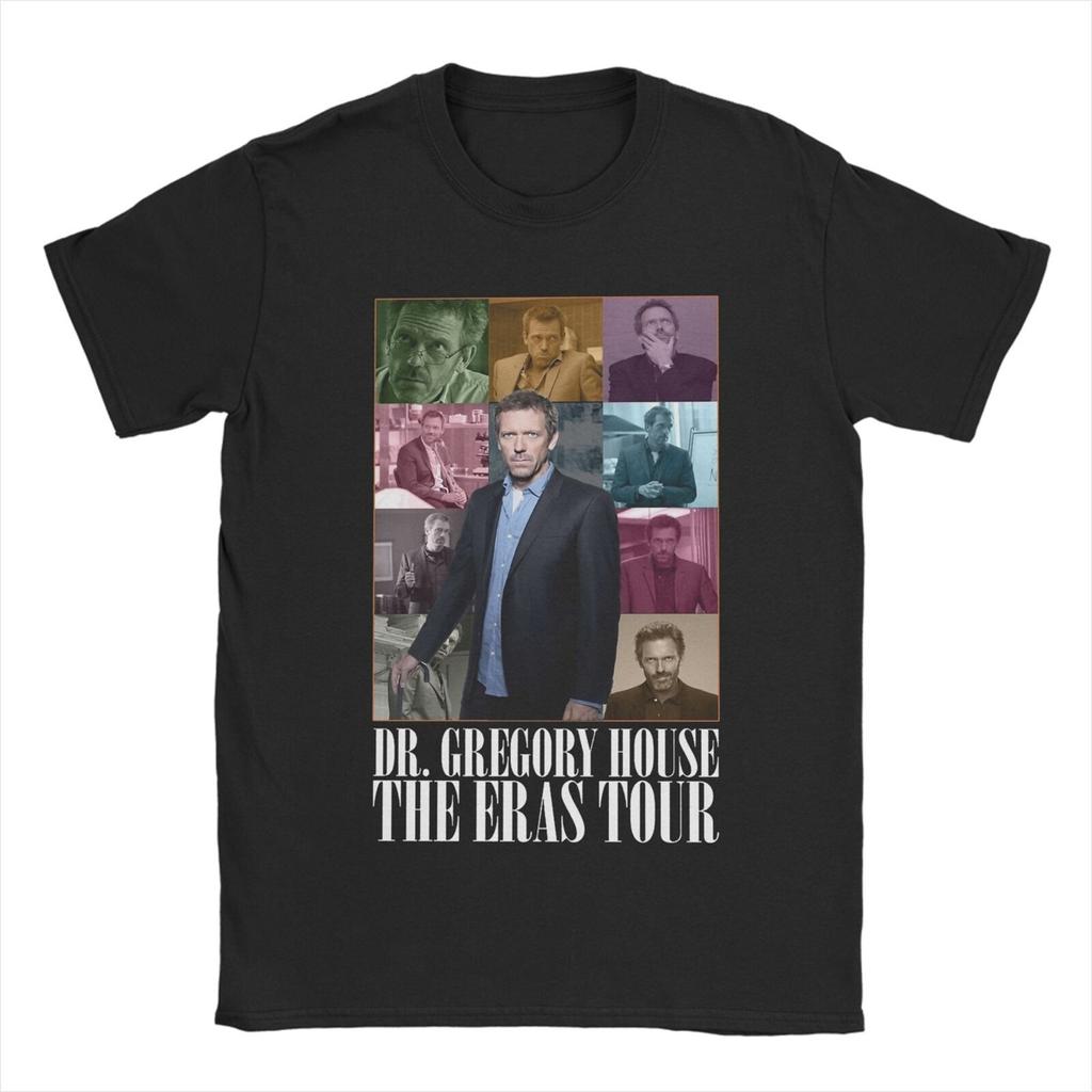 Trička s kočičím memem House MD Pánská zábavná bavlněná trička s kulatým výstřihem a krátkým rukávem Oblečení jako dárek k narozeninám