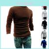 Comfortable Mens High Collar Sweater Turtleneck Long Sleeve Stretch Warm Jumper For Every Occasion