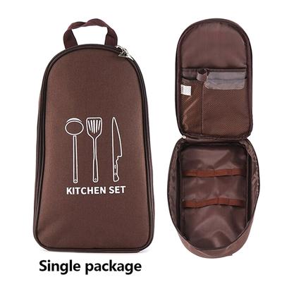 Outdoor Camping Kochgeschirr Behältertasche Kochutensilien Organizer Küchengeschirr Aufbewahrungstasche Tragbar Reise BBQ Geschirrbeutel