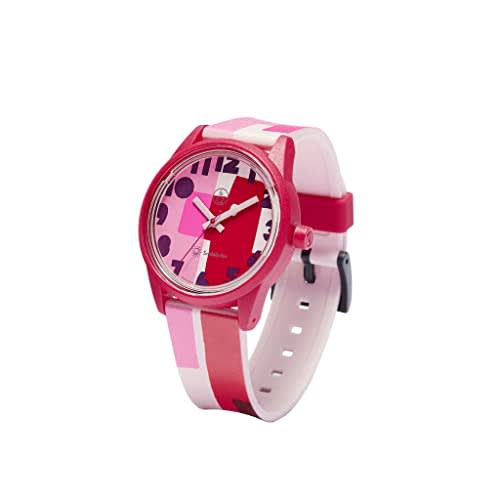 Citizen Watch Cue & Cue Smile Solar Wristwatch, a Collaboration Model with Textile Designer Masaru Suzuki. Solar-powered, Analog, 10 ATM Water Resista