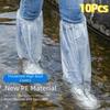 10Pcs Waterproof Rain Shoe Cover Disposable Isolation Foot Cover Sandproof Shoe Covers  Outdoor