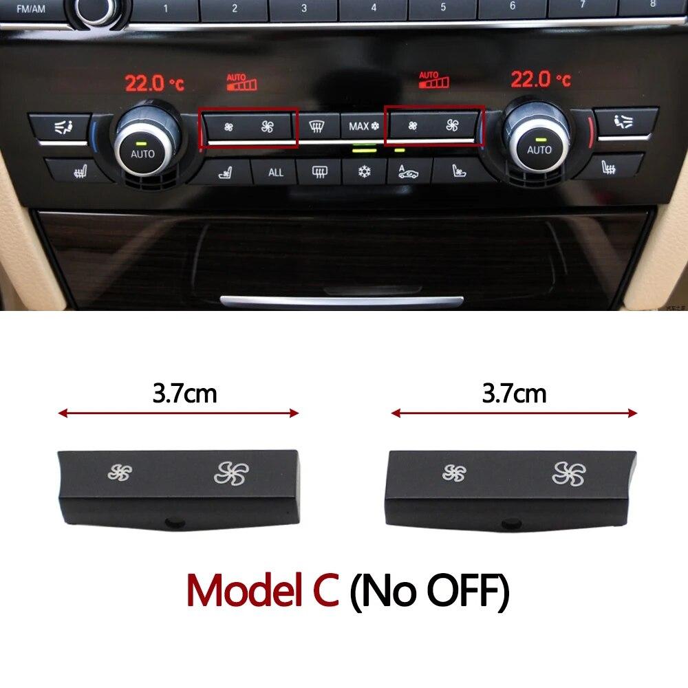 Încălzitor de aer condiționat Ventilator de climă Controlul volumului vântului Cap buton AC pentru BMW 5 6 7 X5 X6 Series F10 F18 F06 F12 F01 F02 F15 F16