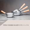 Maruyama Giken KOURIKKA Stainless Steel Yukihira with Spout and Induction and Gas Stove Made In Pot, 16cm, 1.3L, Graduation, KRY-16, Compatible,