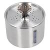 2.5L Cat Water Fountain 304 Stainless Steel Automatic Pet Water Drinking Dispenser with Water Level 