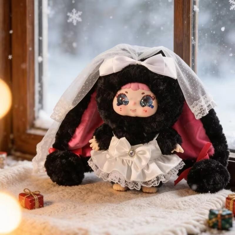 Genuine Jiimo400% Little Princess Forest Dream Series Cute Plush Blind Box Rabbit Stuffed Doll Collectible Birthday Toys Gift