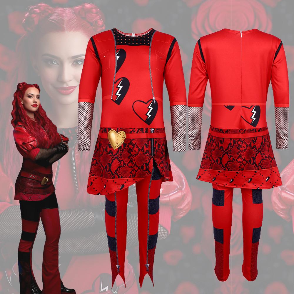 Colorful Comfortable Descendants Cosplay Bodysuit For Halloween Stage Performances