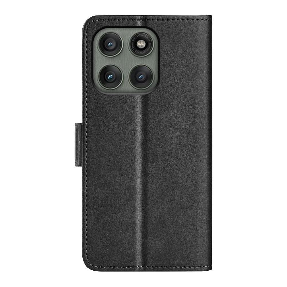 For Motorola Edge 60 Pro 5G Case Calf Texture Leather Wallet Phone Cover