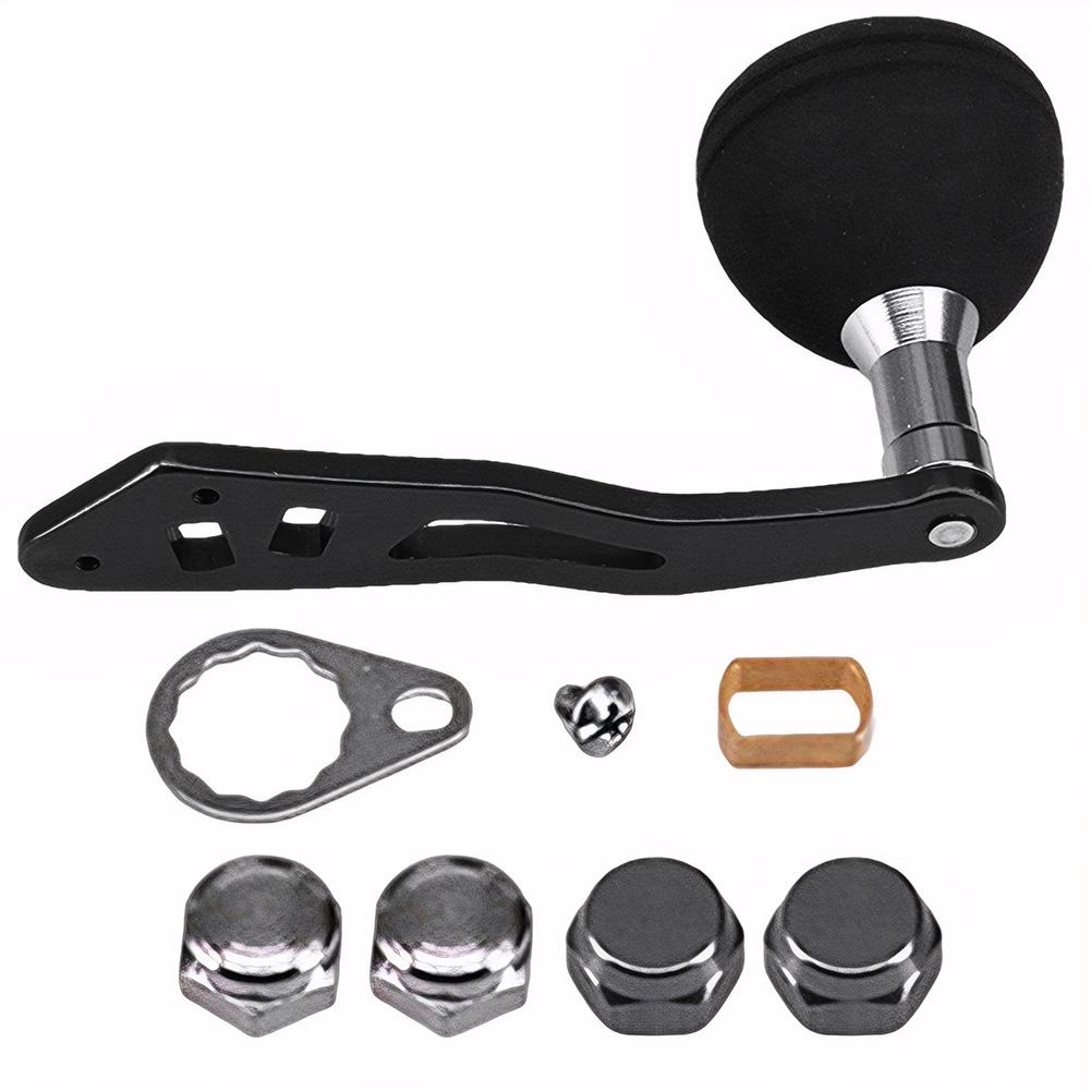 

Aluminum Alloy Fishing Reel Handle EVA Oval Grip Metal Knob Handle Kit Spinning Reel Handle Fishing Accessories for Men