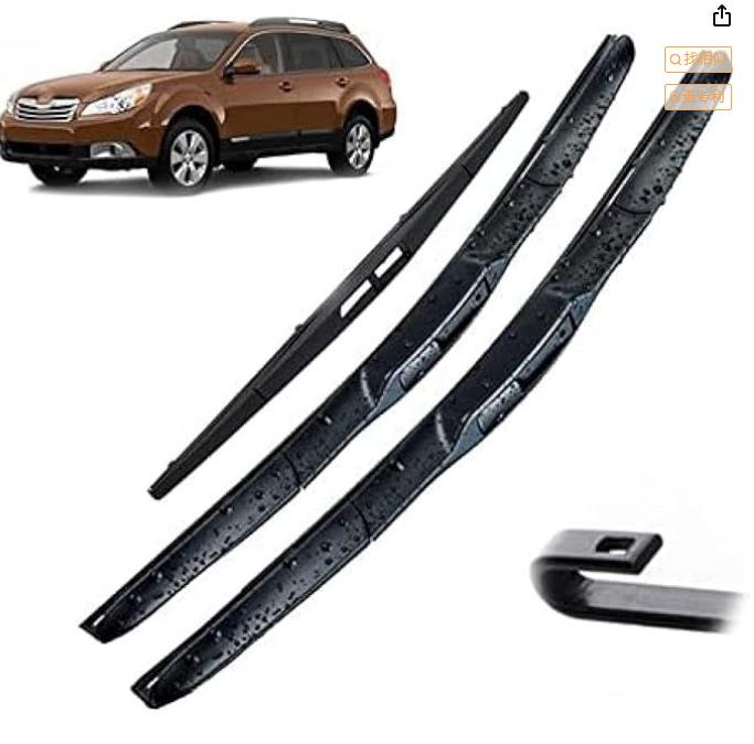 

Suzuki Swift 2019-2025 Windshield 20 + 19 + 10 Front and rear wipers Wipers Suzuki Swift 2019-2023 20 + 19 + 10