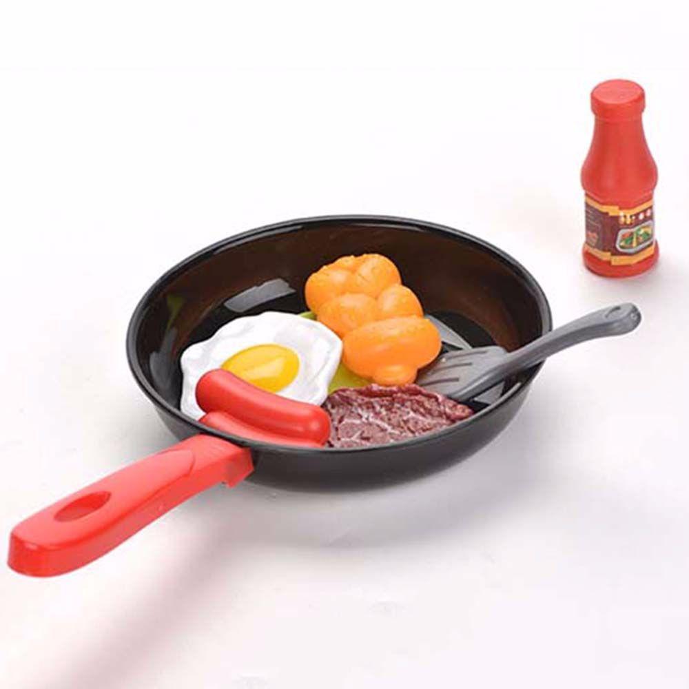 Cooking Play Play Kitchen Toy Set Children Pretend Play Kitchen Simulation Food Miniature Kitchen