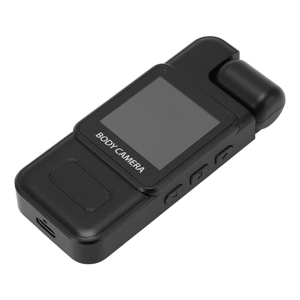 Body Video Recording Camera 4K Motion Detection 180° Rotatable Lens 1000mAH Wearable Camcorder for S