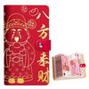 Get Rich Overnight 100 Envelopes Money Saving Challenge PU Large Capacity Savings Binder Waterproof Reusable