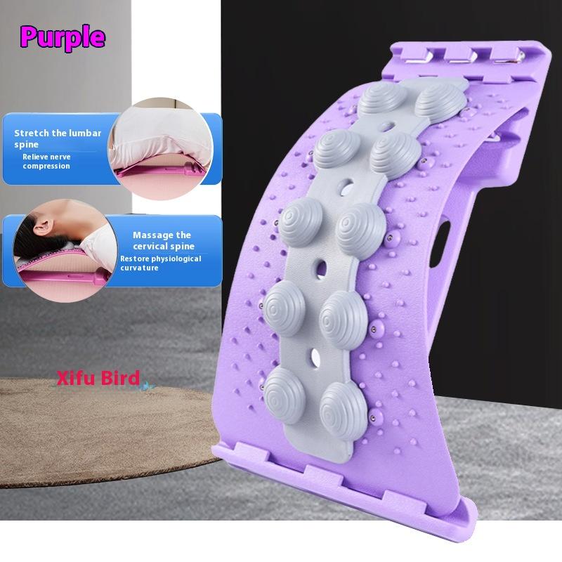Dehnbrett für die Wirbelsäule, Lendenstütze und Rückenmassagebrett zur Korrektur eines Rundrückens; Linderung von Nervenkompression