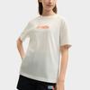 Fila Original Orange Fox Soft Cotton Comfortable Casual Versatile Knit Short Sleeve T-Shirt Women Tops White F11W529102FWT