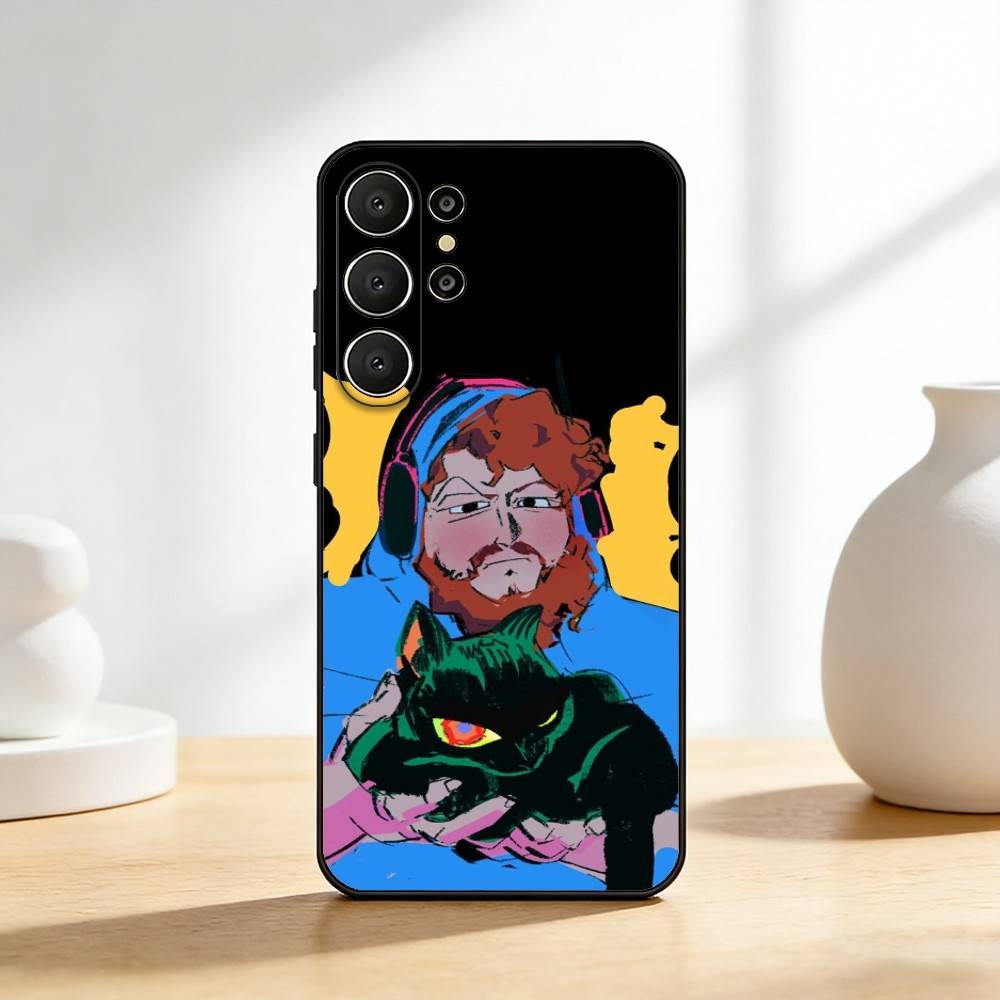 FUNNY C-CaseOh Phone Case For Samsung S26,S25,S24,S21,S22,S23,S30,Ultra,S20,FE,Lite,10,9,Black Cover