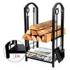 Outdoor Camping and Indoor Firewood Storage Rack