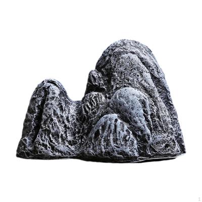Aquascaping Aquarium Decoration Faux Photo Prop Ornament Rockery Stone for Reptile