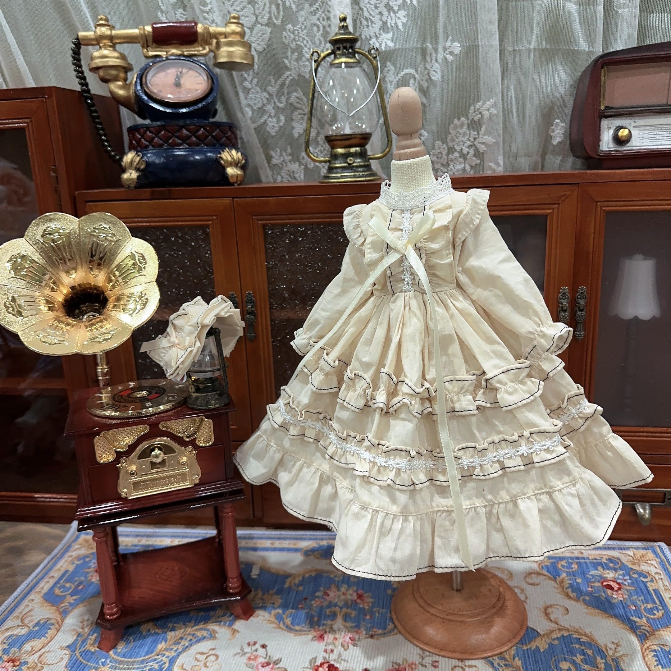 

HAMRETHYPPZ BJD Ball Jointed Doll Doll Doll Maid Ball Jointed Doll White Skirt Maid Suit and Body Not White 1/4 1/6 1/3 Dress, Costume, Outfit,