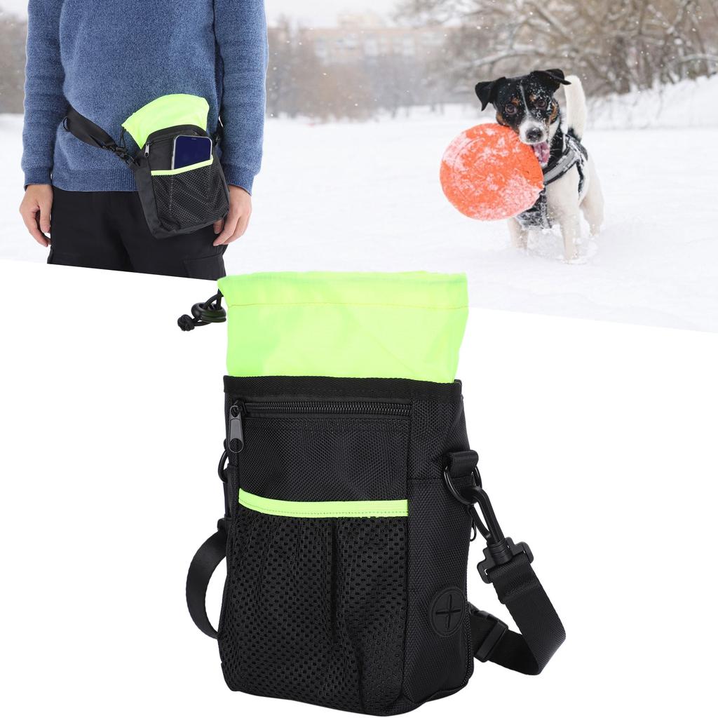 Pet MultiFunctional Treat Bag Dog Training Pouch Pockets with Strap for Pet Food Toys