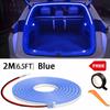 Car high brightness trunk lighting ambient light interior decoration LED wiring free automatic sensing tailgate light strip