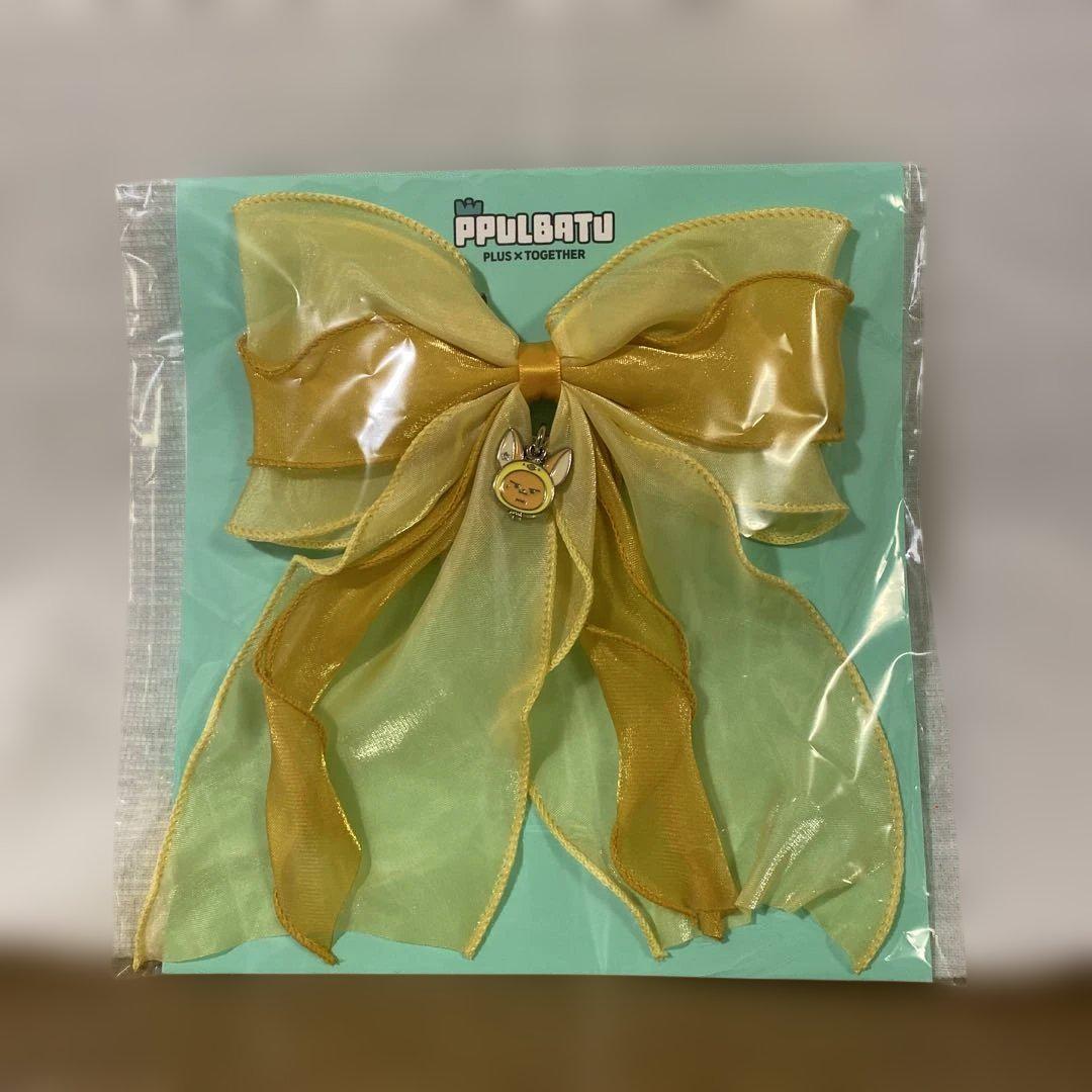 

[USED] txt Yeonjun PPULBATU Purubatu Hwangchun Hair Tie Ribbon