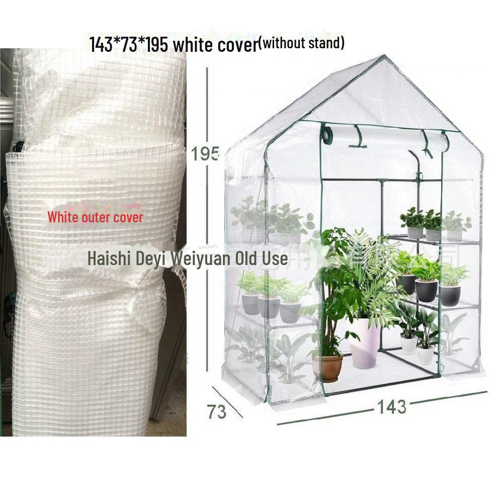 Walk-In Greenhouse with PE/PVC Cover – Ideal for Flowers and Succulents