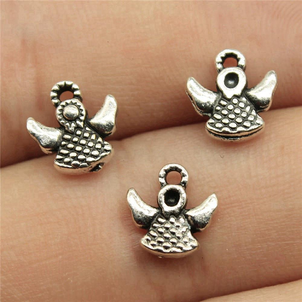 Angel Charms Pendant Female Jewellery Massive Ethnic Findings & Components