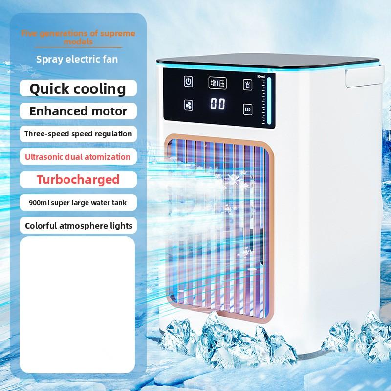 Portable atomizing spray fan: mini cooling fan Option B