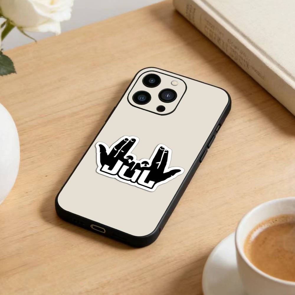 Rapper J-JuL C'est Pas Des Lol   Phone Case For iPhone17,16,15,14,13,12 Plus,Max Soft Silicone Black Cover